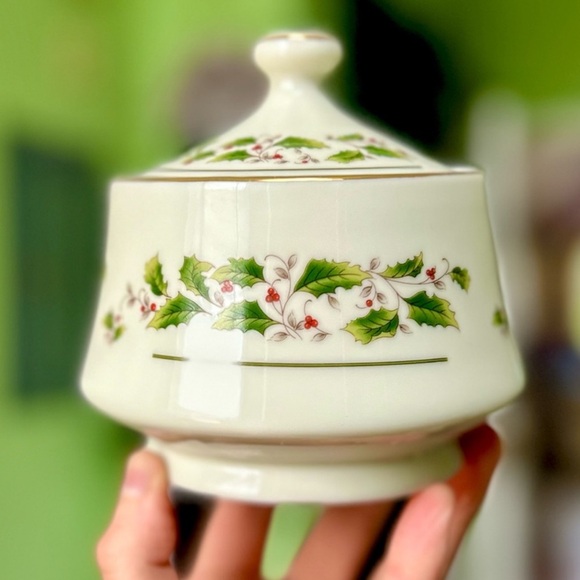 Other - Vintage Floral Porcelain Coffee Tea Kitchen Accessory Sugar Holder